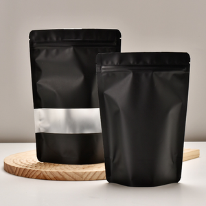 定制印刷彩色铝箔开窗立袋可重新密封包装饼干糖果坚果 - Product Image 6