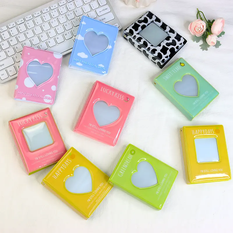 Classical 3 Inch 32 Pocket ins card book mini stick Photos Album for Fujifilm custom pvc instax mini photo album