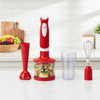 Vente en gros mini-petit appareil de cuisine multi-usages mélangeur électrique à grande vitesse en plastique pour aliments pour bébé mélangeur à main