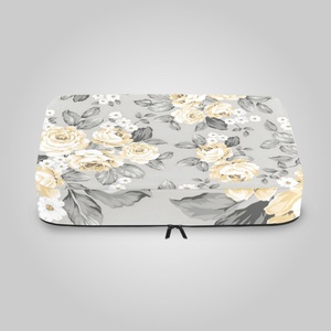 Ensemble de 6 cubes de rangement pour bagages à motif hibiscus jaune Hawaïen, design personnalisé, vente en gros, pour valises de voyage et bagages cabine - Product Image 4