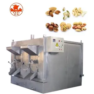 Industrial Roast Machine Hazelnut Cacao Bean Sesame Sunflower Seed Cocoa Groundnut Cashew Nut Peanut-Nuts Processing Equipment