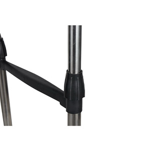 Chất lượng cao đôi que quần áo màu đen may mặc Giá quần áo có thể điều chỉnh giá lưu trữ Kệ để treo quần áo - Product Image 4