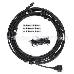 Pulvérisateur à brume 6m, kit d'atomisation basse pression à 6 têtes, système de refroidissement et d'humidification pour jardin, système de pulvérisation extérieur - Product Image 5