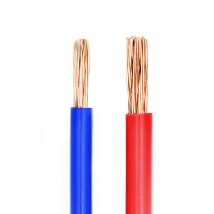 Fio elétrico industrial e cabo elétrico de PVC, fios de cobre Bvr, preços na Espanha, 25mm, 15mm, 4mm
