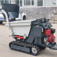 Multifunktionaler Mini-Diesel-Dumper – Top-Angebot: 500 kg Tragkraft, kostenloser Transport, kleiner Raupen-Dumper