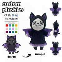 Peluche personnalisée en coton PP, cadeau d'anniversaire, vente en gros, très réduite, éléphant aux grandes oreilles, souvenirs du zoo, porte-clés, peluche chien