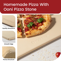 Pierre à pizza rectangulaire en cordiérite, pierre à pizza pour barbecue, pierre réfractaire, fourniture d'usine, pierre à cuire pour pizza, assiettes pour restaurants