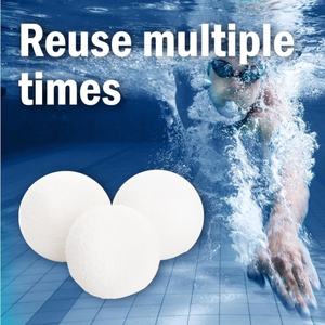 Bolas de esponja absorbentes de escoria para bañera de hidromasaje portátil-Limpiador ligero de material EVA para piscinas y spas - Product Image 5