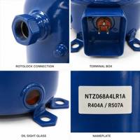 Compresseurs de réfrigération Scroll Compressor NTZ068A4LR1A Modèles pour froid cryogénique