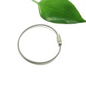 พวงกุญแจสายเคเบิลสแตนเลสแบบกำหนดเอง YIWANG ขนาด 150 มม. - Product Image 1