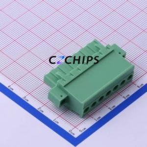 KF2EDGKBM-5.0-7P Plug-in Terminal Block P=5mm Connector Plug Screw Fixing 1x7P 5mm - Product Image 2