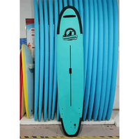 Planches de surf souples de 9 pieds, emballées sous vide, longboard pour débutants, enfants, école de surf