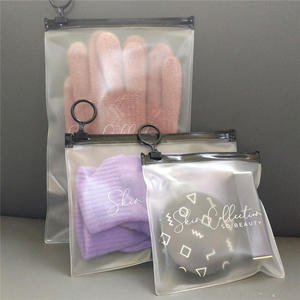 Sac à fermeture éclair en PVC personnalisé pour emballage de bijoux avec logo imprimé, pochette à fermeture éclair transparente, sac à maquillage à fermeture éclair, sac en plastique à fermeture éclair en gros - Product Image 1