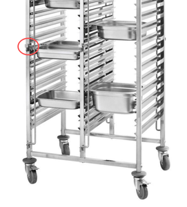 Commercial Double Sided 16 Deck <b>Baking</b> Tray Trolley, Stainless Steel Mobile Bakery <b>Rack</b> for Hotel Catering Kitchen Equipment - Product Image 5