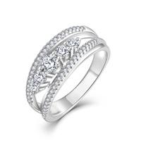 Bague de mode QX FineJewelry en argent sterling 925 plaqué, décorée d'émail et de pierres de laboratoire, pour fiançailles et mariage, OEM