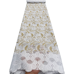 NI.AI 2026 Tela de Encaje Voile Africana de Alta Calidad en Suiza, Encaje Voile Nigeriano Suizo, Material para Vestidos de Mujer para Coser - Product Image 1