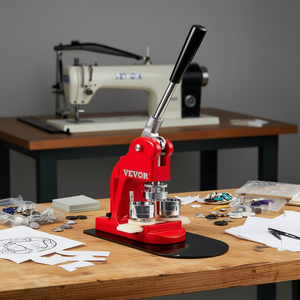    Machine manuelle de fabrication de badges de 32 mm avec kit de presse et 500 pièces gratuites pour la publicité et l'artisanat - Product Image 2