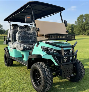 Carrito de Golf WELIFTRICH de Gasolina, Motor de 4 Tiempos, Elevado, 4+2 Pasajeros, 6 Asientos, Estructura de Acero, Frenos de Disco, para Exteriores, 30-50 km/h, 90 km, CE ISO - Product Image 6