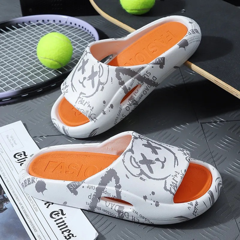 2023 Fashion Summer Beach Shoes Flat Slides For Women Men Indoor Outdoor Platform Slipper