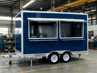 Chariot de restauration BBQ personnalisé en acier inoxydable, camion de restauration rapide, remorque de concession, camion de vente ambulante de hot-dogs, camion de vente de snacks, de frites et autres aliments
