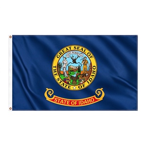 Bandera del Estado de Idaho de Calidad Premium, 3x5 pies, Poliéster, Ojales Metálicos, Doble Costura, Bandera Nacional Personalizada para Eventos Deportivos - Product Image 1