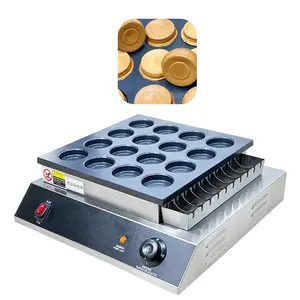Commercial Digital Custom Snack Machine 16 Holes Obanyaki Maker Non Stick Red Bean Cake baker for Sale