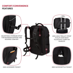 Mochilas Antirrobo para Negocios, <span class=keywords><strong>con</strong></span> Logotipo Personalizado, Expandibles, para Viajes, Trabajo, <span class=keywords><strong>con</strong></span> Puerto de Carga USB - Product Image 3