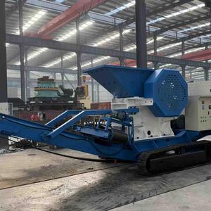 Broyeur à mâchoires pour moteur diesel mobile de petite capacité pour calcaire avec composants centraux-Pièces de rechange pour moteur PLC incluses - Product Image 1