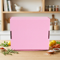 Boîte d'expédition en carton ondulé recyclable pour cosmétiques et dentifrice, avec forme personnalisable et impression à lamination mate