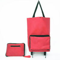 Nouveau Oxford pliable personnalisé Shopping acheter chariot alimentaire sac roues sacs légumes organisateur sac Portable