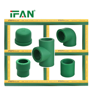 IFAN Nouveauté Raccords de plomberie PPR durables 20mm-125mm Raccords en plastique PPR pour systèmes de plomberie - Product Image 2