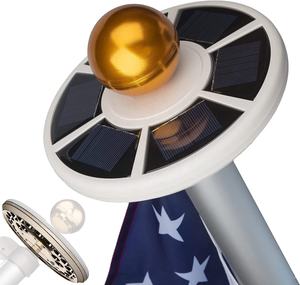 111 LEDs Cờ Năng Lượng Mặt Trời Cực Ánh Sáng LED Downlight Cho Hầu Hết 15 Đến 25 Ft Cờ Cực Cho Chiếu Sáng Ban Đêm - Product Image 4