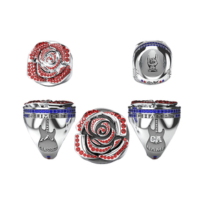 Medalla de Campeonato Estatal de Porristas de la Escuela Secundaria Dixon 2021, Anillos de Campeones Personalizados, Fundición de Metal, Impresión Digital - Product Image 1