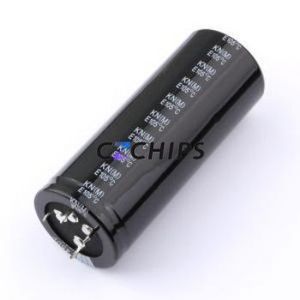 Condensateur électrolytique en aluminium à encliquetage KN152M45040*100P4, composant traversant THT, D40xL100mm 1500uF 20% 450V 22.5mm - Product Image 2