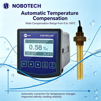Sonde numérique de salinité 0-300‰ avec 2 sorties relais pour la surveillance de l'eau de mer, de l'aquaculture et de l'eau du robinet