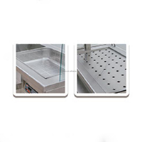 Armoire de Présentation Verticale Commerciale en Acier Inoxydable Électrique, Chauffe-Plats de Buffet pour Restaurant, Maintien au Chaud pour Restauration Rapide