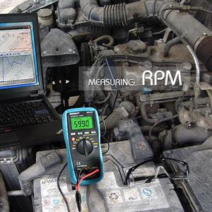 Multimètre numérique automatique ALLOSUN EM133A, autorange ACA/DCA, max. 20A TRMS, 5999 points, instruments électriques - Product Image 4