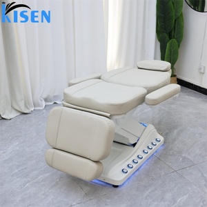 KISEN New Design Professional Multi-Angle Adjustable Head Spa Salon Bed Facial <b>Chair</b> <b>Pink</b> Beauty Treatment Bed - Product Image 4