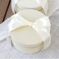 Fass High-End-Samt Papier box, Hochzeit und Geburtstag, Champagner Band Süßigkeiten Geschenk box