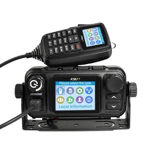 KSUN CT510 25W GPS רדיו רכב מכשיר קשר VHF UHF כפול 4G POC רשת רדיו לרכב לנהיגה עצמית בחוץ