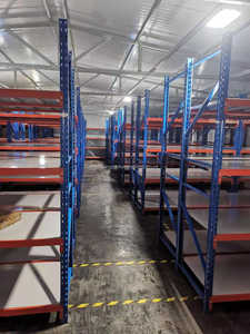 מערכת מדפים מפלדה ללא ברגים לאחסון במחסן, עמידה במיוחד, עם הגנה מפני קורוזיה - Product Image 5