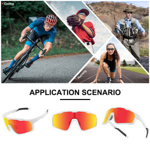 Lunettes <span class=keywords><strong>de</strong></span> <span class=keywords><strong>sport</strong></span> personnalisées avec logo, polarisées, très vendues, protection UV400, miroir, pour cricket, vélo, cyclisme, pour hommes - Product Image 6