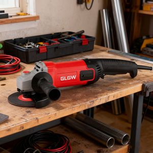 Smerigliatrice Angolare Elettrica Professionale GLGW 1700W 5/6 Pollici M14 in Lega di Alluminio con Interruttore a Grilletto/Slitta/Paddle 8500 RPM per Fai-da-Te e Uso Industriale - Product Image 1