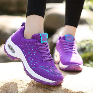 Nouvelles baskets de course confortables pour femmes, à lacets sur le devant, respirantes, style pieds nus, avec talon compensé et amorti accru - Product Image 3
