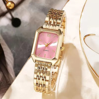 Ensemble de 4 montres à quartz pour femmes, bracelet en strass, montres-bracelets rectangulaires pour femmes, Relogio Feminino (sans boîte)