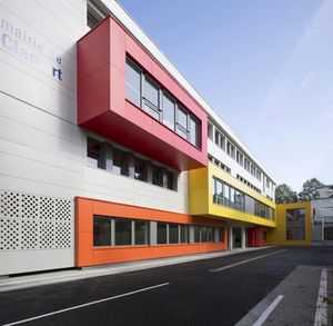 Bảng tổng hợp nhôm màu cam với lõi không thấm nước bên ngoài tường ốp cho khách sạn cho các bức tường nội thất - Product Image 4