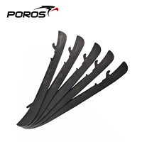 Lame de hockey POROS avec revêtement en titane, dureté 56HRC, fabrication sur mesure, nouveau design, qualité supérieure, commande en gros à prix avantageux