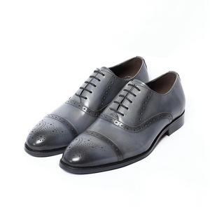 Zapatos de vestir y Oxfords de cuero para hombre, estilo italiano, de alta calidad, con cordones, venta al por mayor, 2026 - Product Image 6