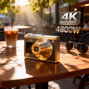 Cámara Digital Portátil Profesional con Resolución Ultra HD de 48MP, Zoom de 16X, Cámara Fotográfica Retro, Video 4K - Product Image 5