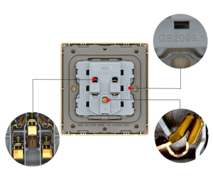 MGASWITCH <span class=keywords><strong>Q7S</strong></span> ชุดที่มีคุณภาพสูงสวิทช์ผนังและซ็อกเก็ต - Product Image 4